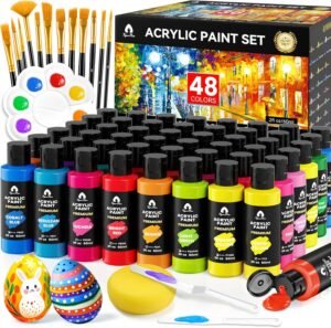 64 Pcs Acrylic Paint Set