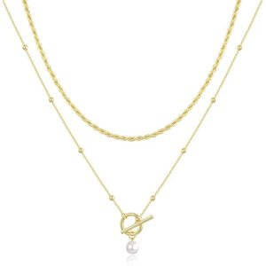 Jewlpire Gold Layered Necklaces
